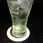 癒し屋センジュ - ライムサワー飲みかけですみません^^