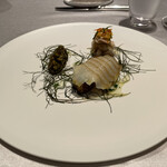 ASAHINA Gastronome - 鮑＆蛤　タルティーヌに仕立て、ハマグリのエスカベッシュ