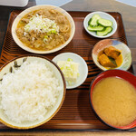 中華料理 幸楽 - 「もつ煮込み定食」850円税込み♪