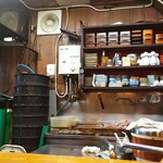 うなぎのいしくら - 店内厨房付近