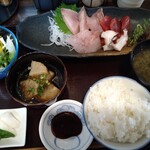 居酒屋 姫咲丸 - お刺身5点定食