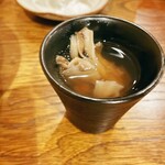 秋田 てんぷら みかわ - 舞茸のお吸い物