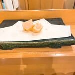 秋田 てんぷら みかわ - ホタテ