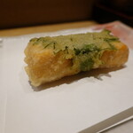 天麩羅 なか江 - サーモン大葉巻き