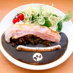 八ヶ岳パーキングエリア（上り線）スナックコーナー - 清里カレー ベーコン&ソーセージカレー ￥780