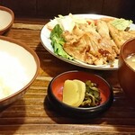 釜田 - ある日の日替り たしかチキンソテー