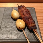 とり茶太郎 - うずらの卵 & つくね