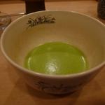 日本料理　百屋 - 〆はお抹茶