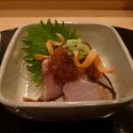 日本料理　百屋 - 鰤たたき（おろし山葵添え）