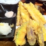魚～ずまん - 穴子の天ぷら