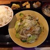 串あげ屋 - 肉野菜炒め定食