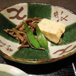 海鮮茶屋 魚吉 - いんげんまめと玉子焼き