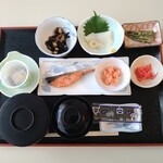 大間温泉海峡保養センター レストラン - 朝のお膳