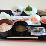 大間温泉海峡保養センター レストラン - 朝のお膳