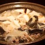 日本料理 銀座 おのでら - 松茸・フカヒレ入りスッポン鍋。