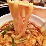 カレーうどん 千吉 - 麺アップ