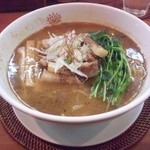 らぁめん翠蓮 - 濃いめ焼き干し味噌♪