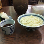 長田うどん - 出汁を注いだら釜あげうどんの完成