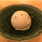 てんぷら 下村 - 栗のアイス