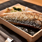 刷毛じょうゆ 海苔弁 山登り - 金華さば塩焼きの海苔弁@税込1,296円