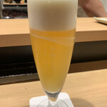 おみ乃 - ・生ビール サッポロ 白穂乃香