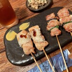 Yakitori Tonton - 右鳥精肉　左山わさびささみ