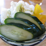 天藤 - 天丼についてくる御新香