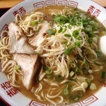 西条ラーメン - ラーメン大盛り　モヤシ乗せが広島圏内の証し