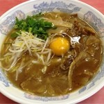 萬里 - 中華そば 肉玉子入り 小 650円