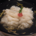 新ばし 星野 - はものお椀　三田のじゅんさい　6月