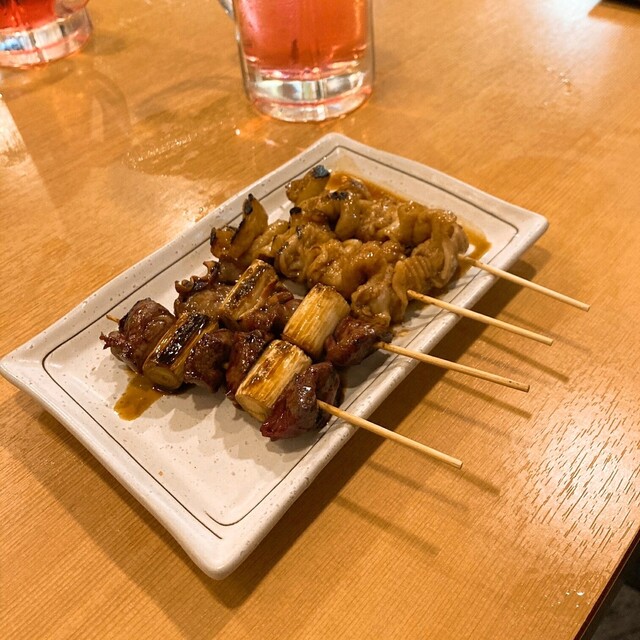 ひげの平山 住吉 もつ焼き 食べログ