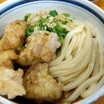 手打うどん 麦蔵 - かしわぶっかけ(大)