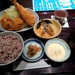 とんかつ濵かつ - お気軽ひれかつ膳のアジフライ
