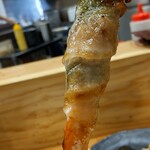 焼き鳥 ばかちん - 豚エビ巻