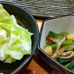 焼き鳥 ばかちん - キャベツ小鉢