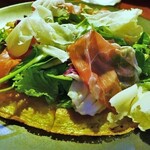 イルクオーレ ピアットスズキ - ひよこ豆粉のガレット