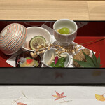 梅田 鮨 よこ田 - 前菜