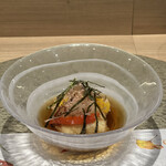 梅田 鮨 よこ田 - 穴子の揚げ出し