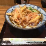 若菜そば - かき揚げはデカい。