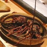 温石 - 地物の伊勢海老の登場です