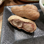 きんぼし - 季節の3点盛り（コース内）評価＝◎：落花生の塩茹