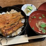 Hamamatsu - 鰻丼 上(鰻一枚半)、3,025円＋肝吸い変更、110円