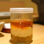 鮨まつもと - 焼き茄子と豆乳湯葉