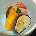 鮨まつもと - ぬか漬けの盛り合わせ