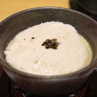 鮨まつもと - 白子とフカヒレの茶碗蒸し