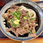 ちく泉 - ぶっかけ肉うどん