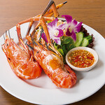 Grilled Thai shrimp