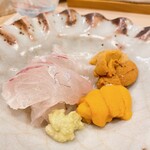うを徳 - 鯛＆馬糞海胆