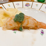 うを徳 - ボタン海老　海老子載せ