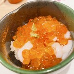 うを徳 - 初物のイクラ＆生白子